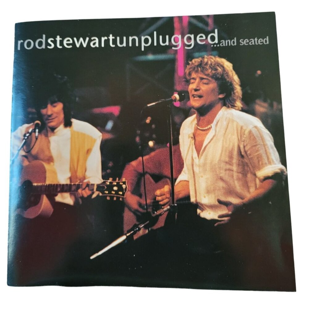 Rod Stewart Unplugged...And Seated CD Music Ronnie Wood Guest Album  37449cd